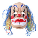 Japanese Geisha Joker Mask Scary Latex Clown Mask Adult Halloween Costume Prop