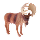 North America Wild Animal Figure Toy Moose Elk Model for Living Room Ornament