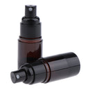 2Pcs 15ml Sterile Airless Pump Spray Bottles Refillable Cosmetic Containers