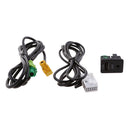 Car Speaker Interface USB and 3.5mm Aux Audio Input Adapter for VW Passat CC