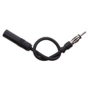 25cm Car FM & AM Antenna Male To Female Adapter Extension Cable Cord Wire Black