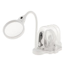 DESKTOP HANDHELD MULTIFUNCITONAL LED Helping Hand Magnifying Glass Handheld Magnifier 2.5X 5X 16X 90MM 75MM 37MM EU Plug