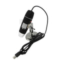 500X 2MP 8 LED USB Digital Microscope Zoom Camera Magnifier + Stand Holder Black