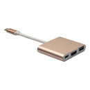 Type C USB 3.1 Hub USB-C to USB 3.0/4Kx2K HDMI/Type C Female Charger Adapter