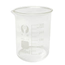 7.5x 10.3cm 300ml Beaker Borosilicate Glass Low Form Graduated Lab Glassware