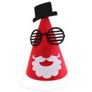 Cute Kids Red Fabric Christmas Santa Hat Party Fancy Dress Accessories Gifts