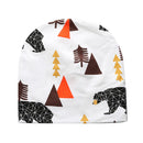 Baby Cartoon Toddler Girls Boys Warm Cotton Knit Hat Beanie Cap Orange Bear Pattern