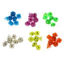 42PCS Polyhedral Dice Glow in the dark for Dungeons & Dragons Dice DND RPG MTG Dice Game 16mm