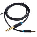 Gold Plated 3.5mm 1/8'' Male Stereo to 6.5/6.35mm 1/4''Male Stereo Audio Cable 1m