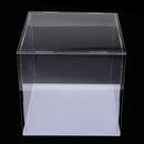 Clear Jewelry Acrylic Display Show Box Case Dustproof Stand Protection 15cm