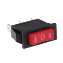 Toggle Rocker Switch Third Gear Three Foot Switch Position Twist Black