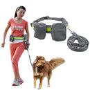 Dog Walking Lead with Strong Handle With Waist Purse Handsfree n Reflective