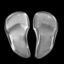 1 Pair Reusable Washable Silicone Gel Forefoot Shoes Cushions High Heel Boots Shoes Pain Relief Arch Support Pad Inserts