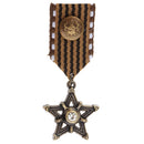 Vintage Men's Gift Star Medal Badge Clothing Fashion Costume Navy Brooch Pin