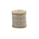 Roll of Burlap Lace Ribbon Wedding Christmas Decoration DIY Craft Supplies