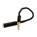 Plug and Play 4.4mm Male to 3.5mm Female Balanced Gold-Plated Adapter for Sony NW-WM1A, NW-WM1Z, PHA-2A Audio Player DAP