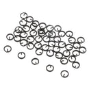 50pcs Stainless Steel Double Split Ring Double Rings Fishing Covert Q Rings Diameter 6mm