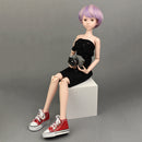 Large Chest Female Body without Head Ball Jointed Doll Nude Body for 1/4 BJD LUTS KID DOC Action Figures