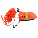 Orange Rescue Throw Bag w/ 59Ft Floating Rope for Boating Ice Fishing Sailing