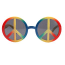 Novelty World Peace Sign Glasses Men Women Costume Sunglasses Rainbow Festive Events Party Photo Prop Eyewear