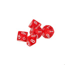 NEW Multi-Sided Dice 5pcs/set TRPG Dungeons & Dragons D10 Play Games Red