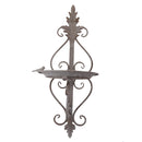 Wall Mounted Cast Iron Vintage Bird Bath Feeder Shabby Chic Garden New