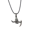 Norse Vikings Pendant Necklace Norse Hoe Hand Necklace Jewelry Vintage Charms