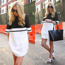 Women Fashionable Short Sleeves Bodycon Dress Wedding Evening Party Cocktail Supplies XL
