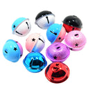 10 Pieces Star Design Christmas Bells Charms Pet Bells for Jewelry Making Kids Crafts 40mm