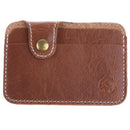 Brown 2-slot Men Wallet Thin Credit Card Holder ID Case Purse Bag Pouch
