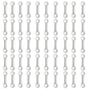 50 Pieces White Nylon Kayak Canoe Deck Loops Tie Down Pad Eye Accessories