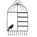 Birdcage Jewelry Organizer Earrings Necklace Jewelry Organizer Black