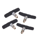 Easy Installation 2 Pairs Bicycle MTB Bike V Brake Durable Pads Blocks Stop Cycling Bicycle Part Accessories Black