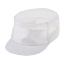 White Mesh Chef Hat Catering Bakery Kitchen Workers Head Wrap Unisex