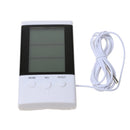 Indoor/Outdoor Big LCD Weather Station Thermometer Hygrometer Temperature Humidity Tester Gauge, with Probe