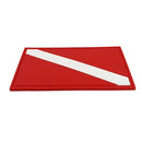 Durable Red White PVC Safety Scuba Diving Diver Down Flag Patch Badge for Underwater Dive Backpack Gear Bag Jacket Vest