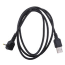 USB 3A Male Plug To 90 degrees 2.5*0.7mm Male DC Power Supply Cable