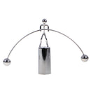 Small Weightlifter Mold Desk Decor Metal Craft Perpetual Balance Art Education Motion Toy Figurine Stainless Steel Home Office Decor