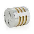 Silver-Aluminum Alloy Air Filter with Sponge For RC 1:5 Scale Baja KM Rovan Easy Install Lightweight Good Performance