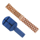22mm Stainless Steel Watch Band Replacement For 38mm Apple Watch Rose Gold