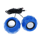 Surround Computer Speakers USB 3.5mm Wired for Speaker for PC/Smartphones Purple