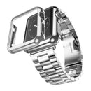 Stainless Steel Watch Band Adapter For Apple Watch 42mm Silver