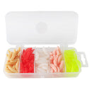 150pcs Fishing Worms Soft Silicone Lure Maggots Grubs Trout Bream Bait Fishing Outdoor Artificial Tackle