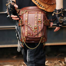 Punk Fanny Packs Multi-Purpose Hip Belt Waist Messenger Shoulder Bag Purse