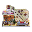 Diy Miniature Dollhouse Model 3D Puzzles Assembly Kit - Amsterdam Village Themed
