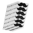 9 Sheets Black Funny Mustache Decal Stickers Craft Art Vinyl DIY Making
