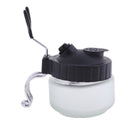 Airbrush Cleaner Cleaning Pot Glass Holder Clean Paint Jar Bottle Filter