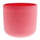 Root Chakra Quartz Crystal Singing Bowl C Note Excellent Design Beautiful Style 7 Inch Red