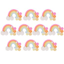 10pcs Miniature Dollhouse Fairy Garden Landscape Star Rainbows Decor