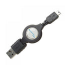 Retractable USB Cable Cord Compatible FOR O2 XDA II mini / MDA Compact / Qtek S100 / iMate JAM